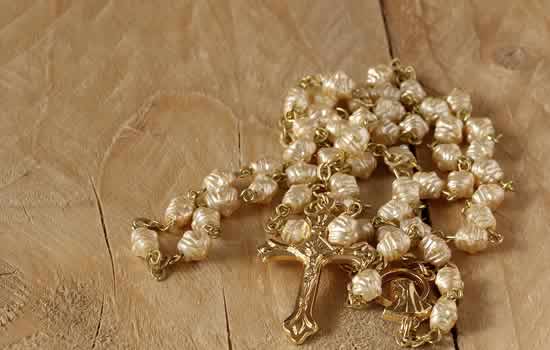 Rosario per decorazioni funebri